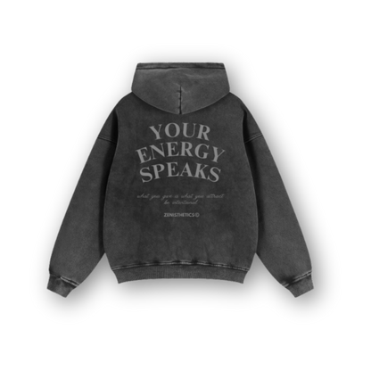 Washed Wisdom Zip-Up Hoodie