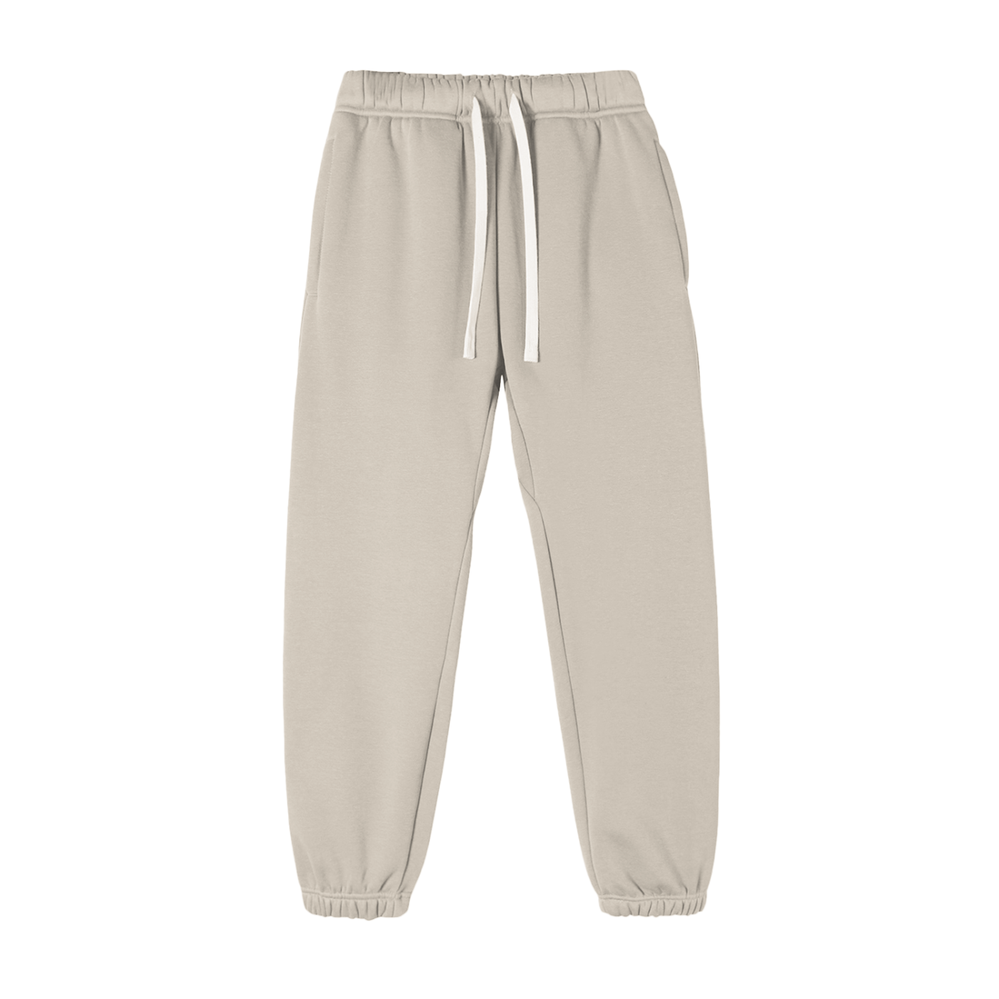 plain cuffed sweatpants