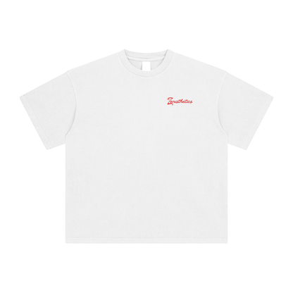 Pump Chaser Tee White & Red