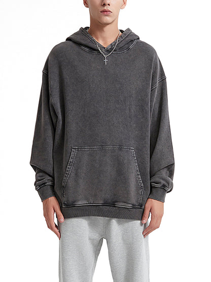 Acid Wash Oversize Hoodie